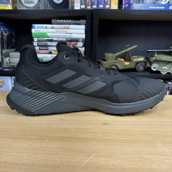 Adidas Terrex Rain RDY Hiking Black Shoe Men US 11.5 ART FZ3036 Black - Picture 4 of 6